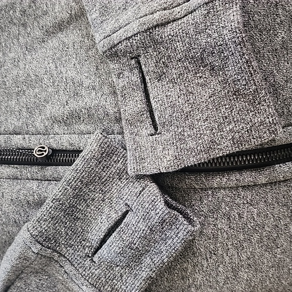 Lululemon Scuba Hoodie *Light Cotton Fleece In Heathered Speckle Black - Picture 6 of 7